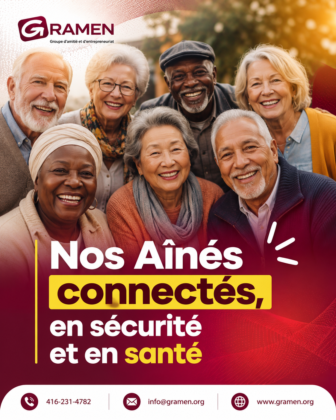 Bonne nouvelle pour notre projet Les Aînés!