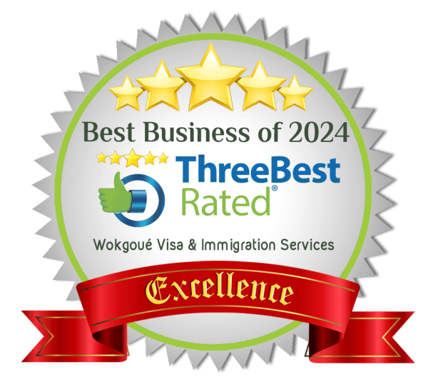 Écusson ThreeBest Rated, Best Business of 2024